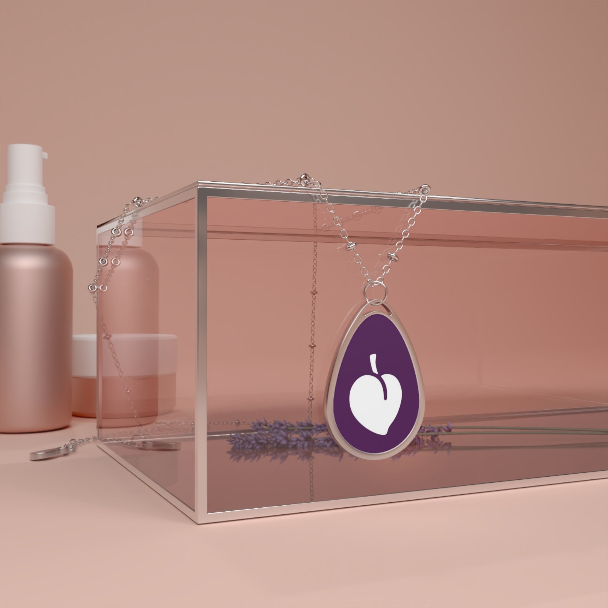 Heart-Shaped Oval Necklace - Elegant Jewelry Gift for Any Occasion